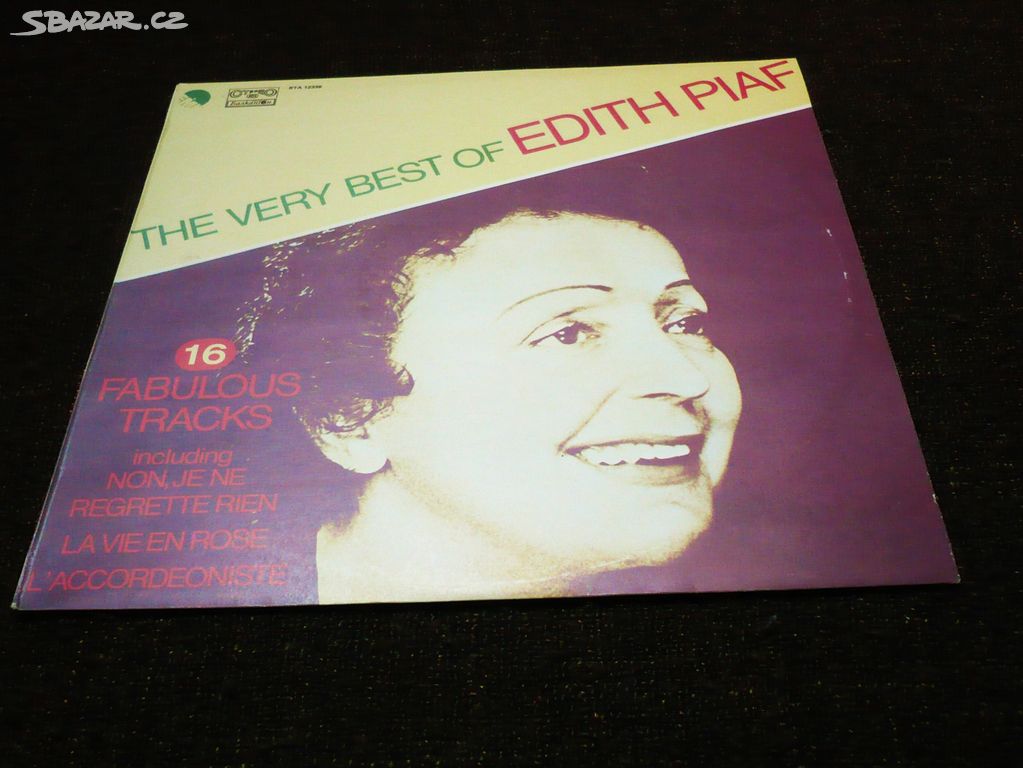 LP The very best of Edith Piaf .