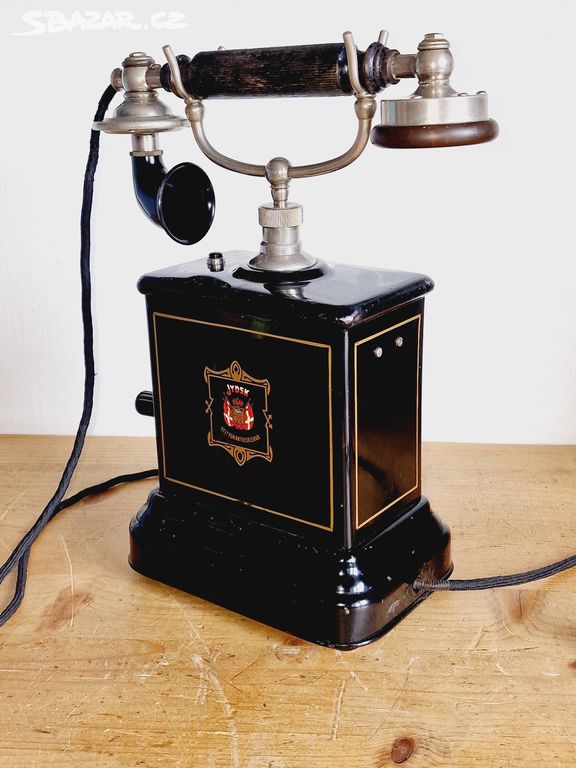 Starožitný telefon JYDSK, Dánsko, 1910
