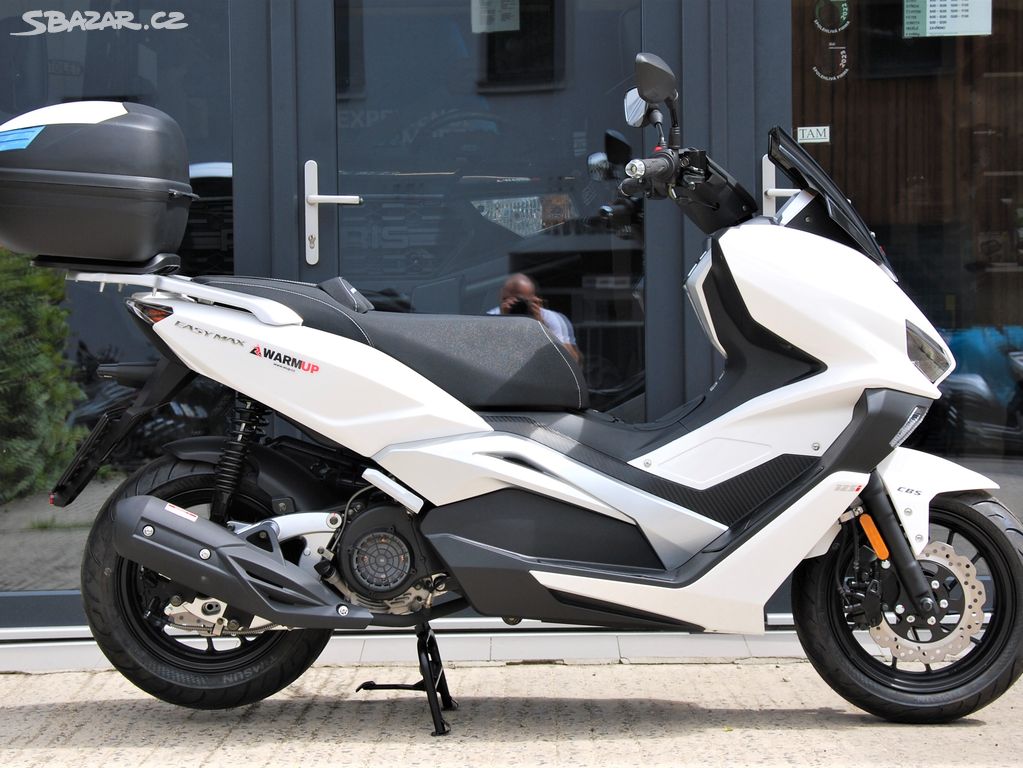 Motorro EasyMax 125i WHITE, BUNDA JAKO DÁREK