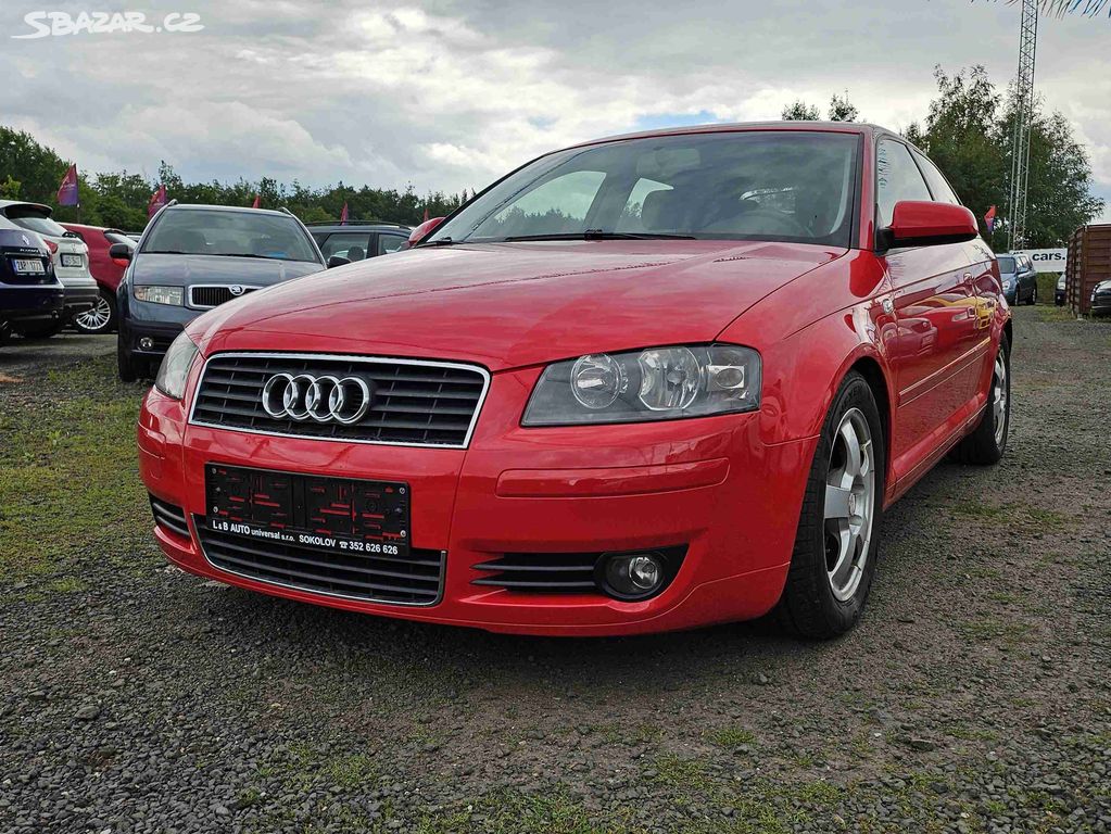 Audi A3 1.6 16V 75 kW, r.v. 2003, digi klima, Alu