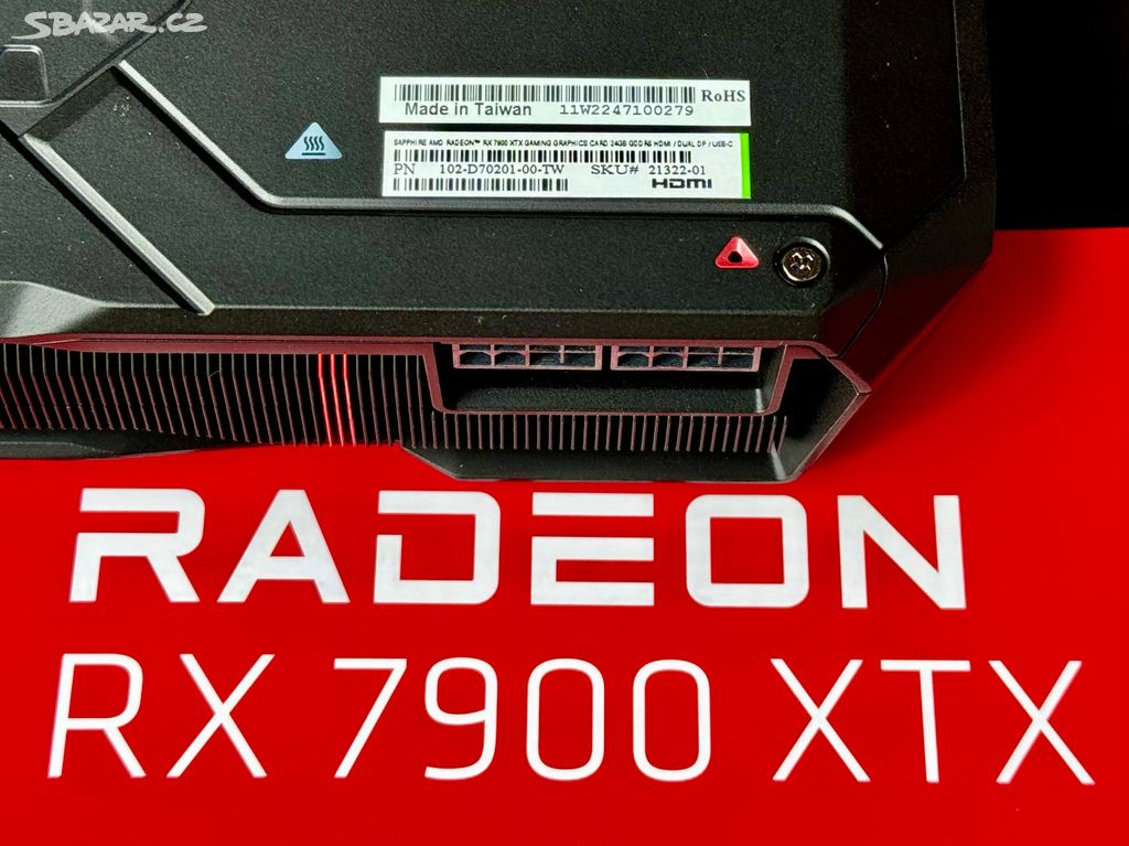 Špičková grafika AMD Radeon RX 7900 XTX GAMING 24G