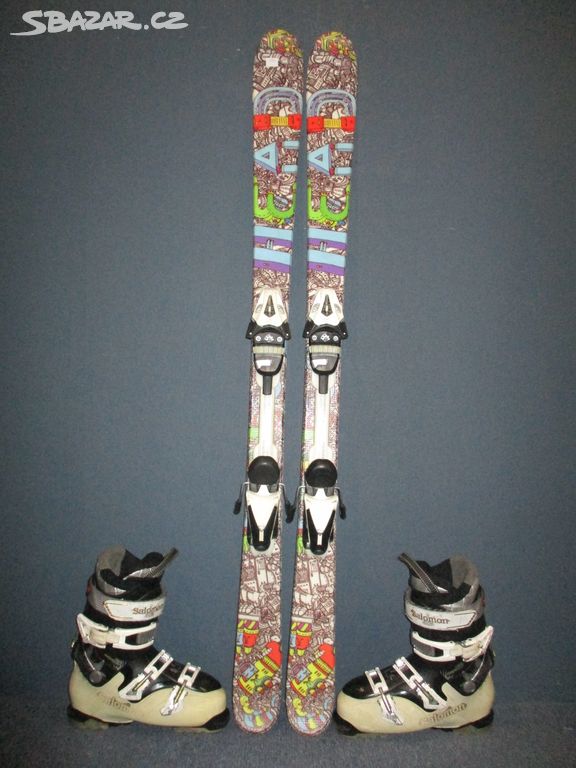 Juniorské lyže HEAD MOJO 137cm + Lyžáky 26cm, SUP