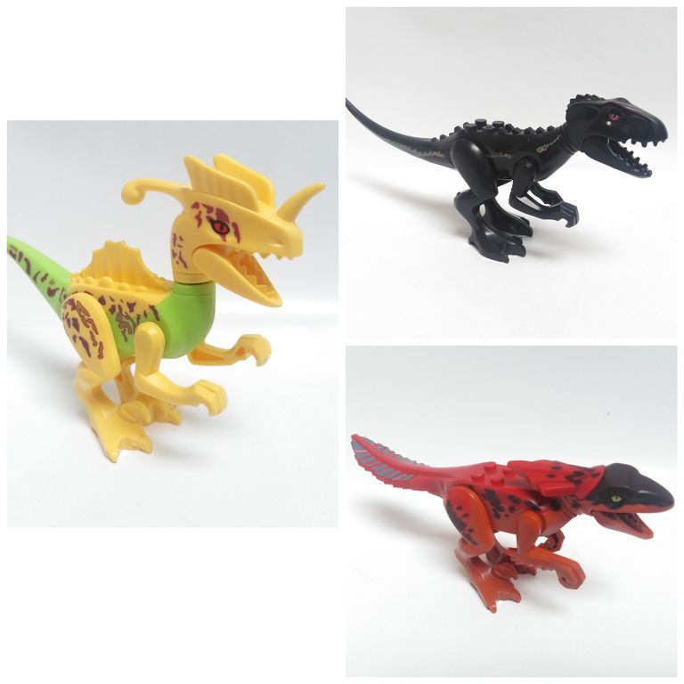 Dinosaurus - Raptor (3) , typ Lego