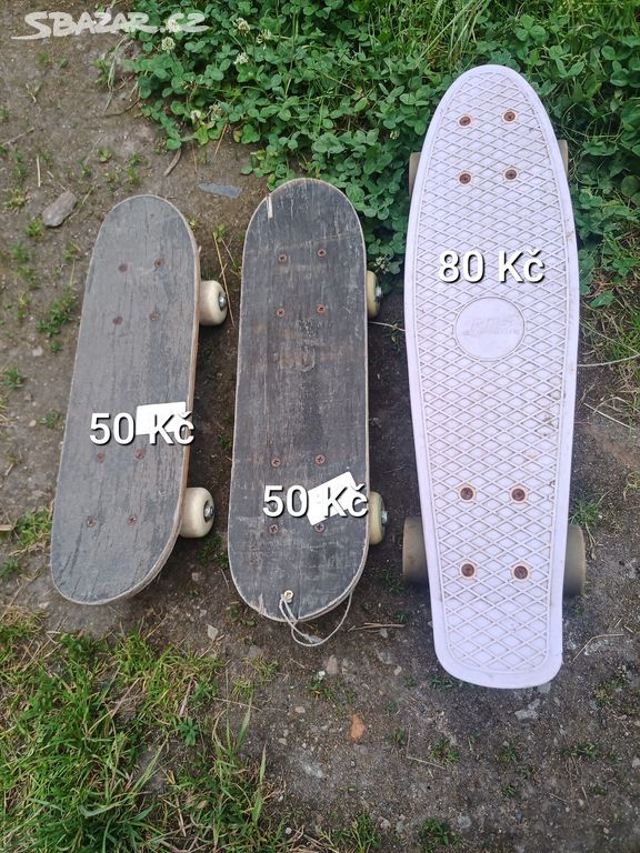 Prodám skateboard viz foto od 50 Kč do 70 Kč