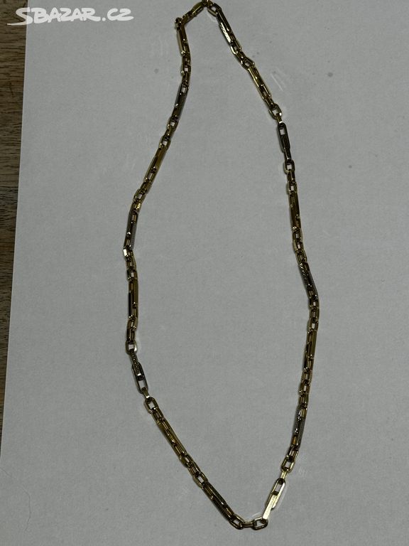 Zlatý pánský řetěz 585, délka 55cm, šířka 0,5cm