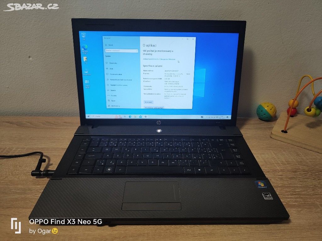 HP, Pentium DualCore T4500, 3Gb, 128GB SSD,Win 10