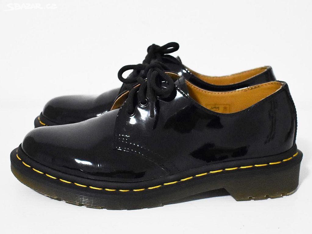 Dámské kožené polobotky, Dr. Martens, vel. 37