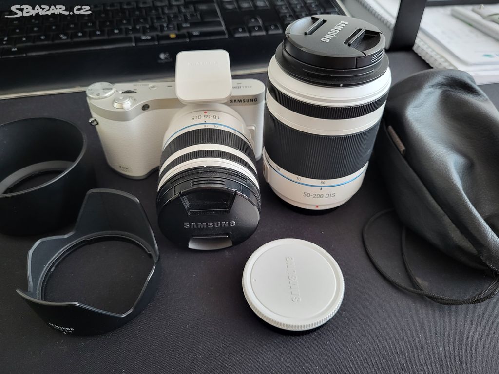 Samsung NX300 White + 18-55 mm + 50-200 mm OIS