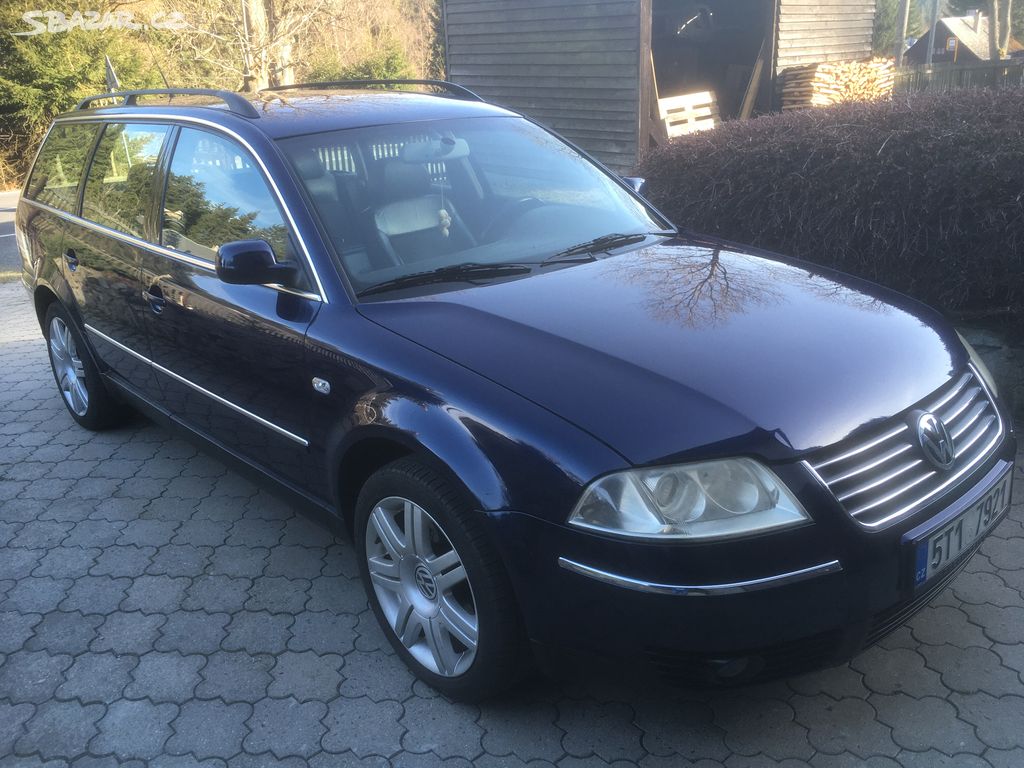 VW Passat 1.9 TDI 96 KW, 2001, výbava highline