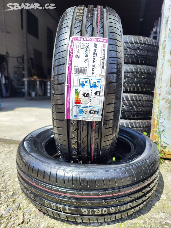 Letní pneu = 205/60 R16 = NEXEN = 2ks = NOVÉ