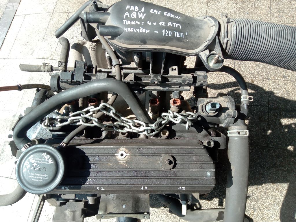 Motor Škoda FABIA I 1.4i 50kW kód AQW