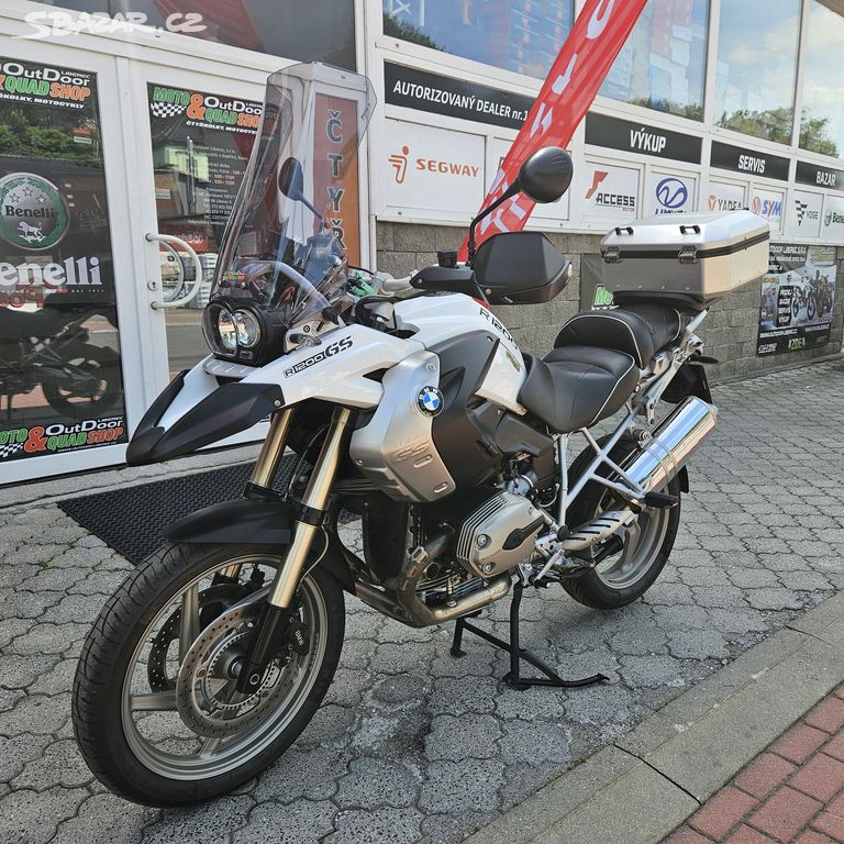 BMW R 1200 GS ABS, servisní historie, 1x kufr