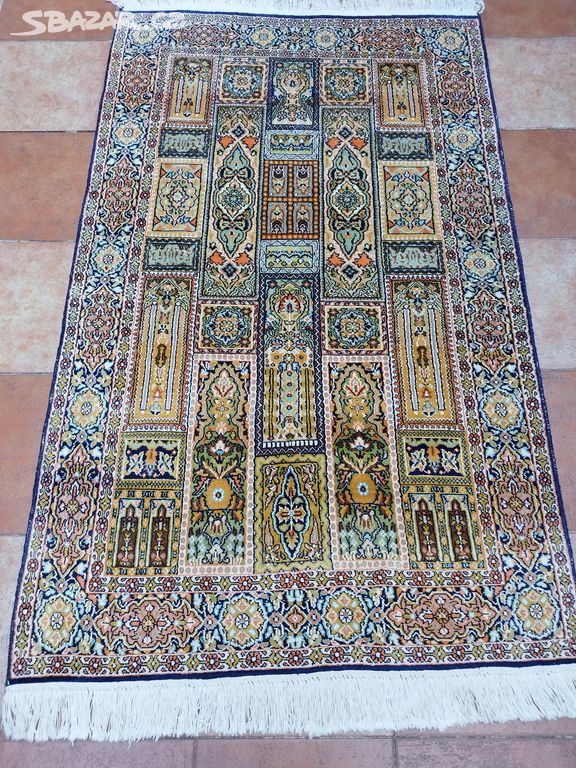 Perský koberec orig hedvábný 165 x 92 cm Top