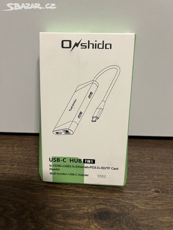 Nový Onshida USB C Hub, 7 v 1 USB C adaptér s HDMI