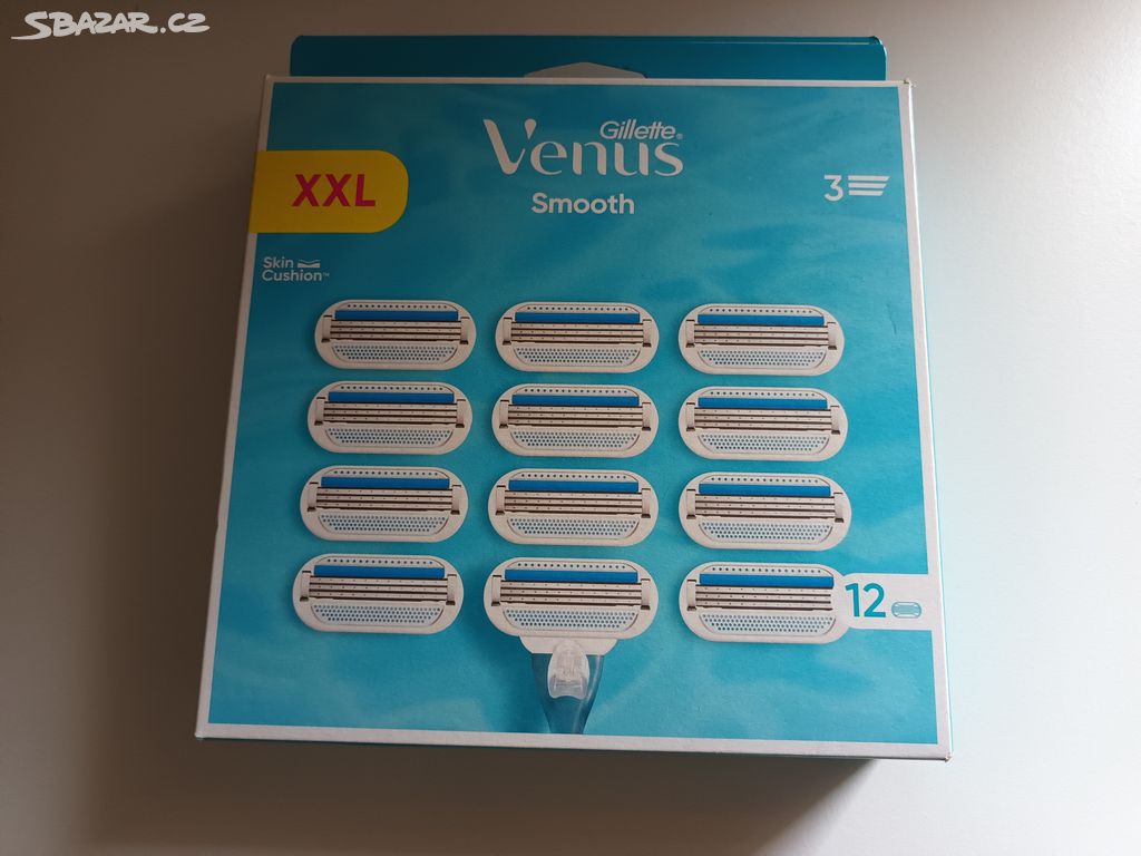 Gillette Venus Smooth náhradní hlavice 12 ks