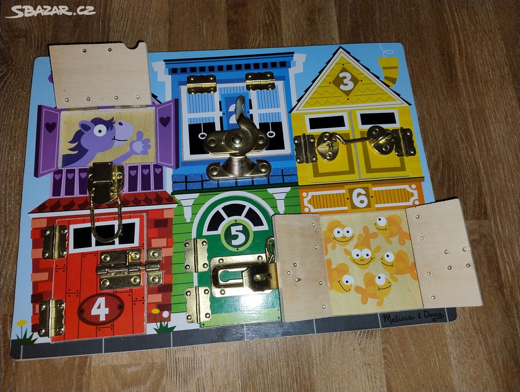 Vkládačky, puzzle, zámky pro děti 2-3 roky