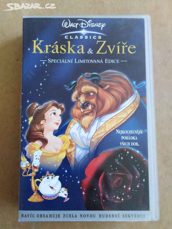 Kráska a Zvíře - speciální edice-VHS kazeta