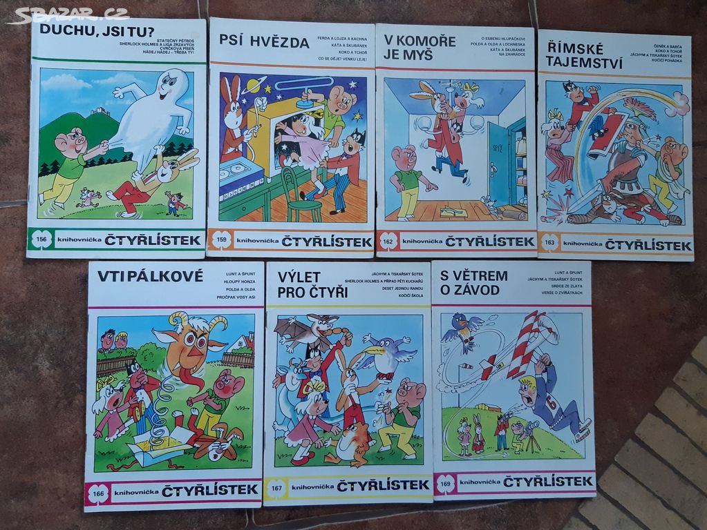 Čtyřlístky 156, 159, 162, 163, 166, 167, 169