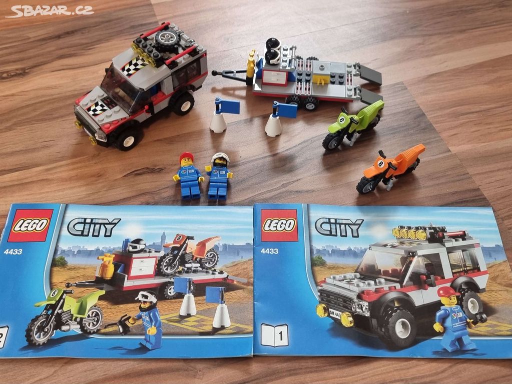 Prodávám LEGO City 4433 - Tahač na terénní motorky