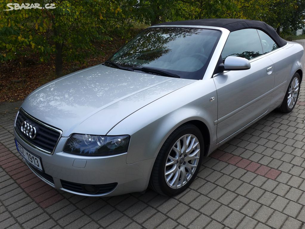 Audi A4 cabrio 2.5 Tdi, 120kW.