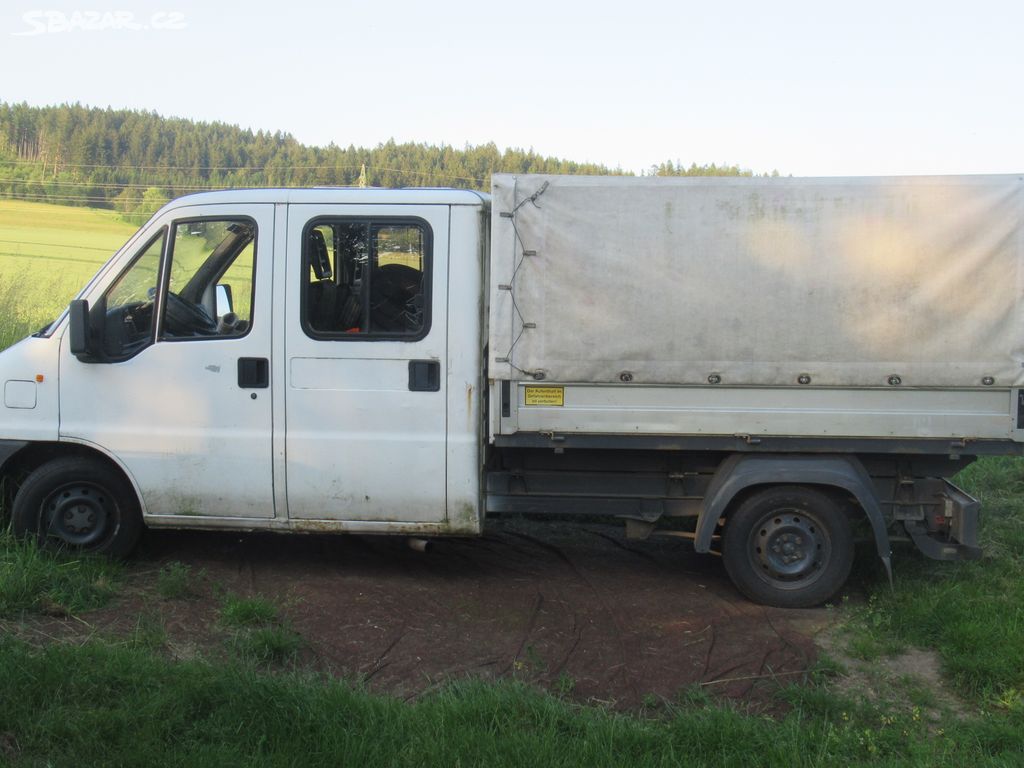 FIAT DUCATO 2.5 D 14 VALNÍK PLACHTA DVOUKABINA