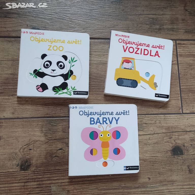 Set Objevujeme svet! Minipedie Barvy, Zoo, Vozidla