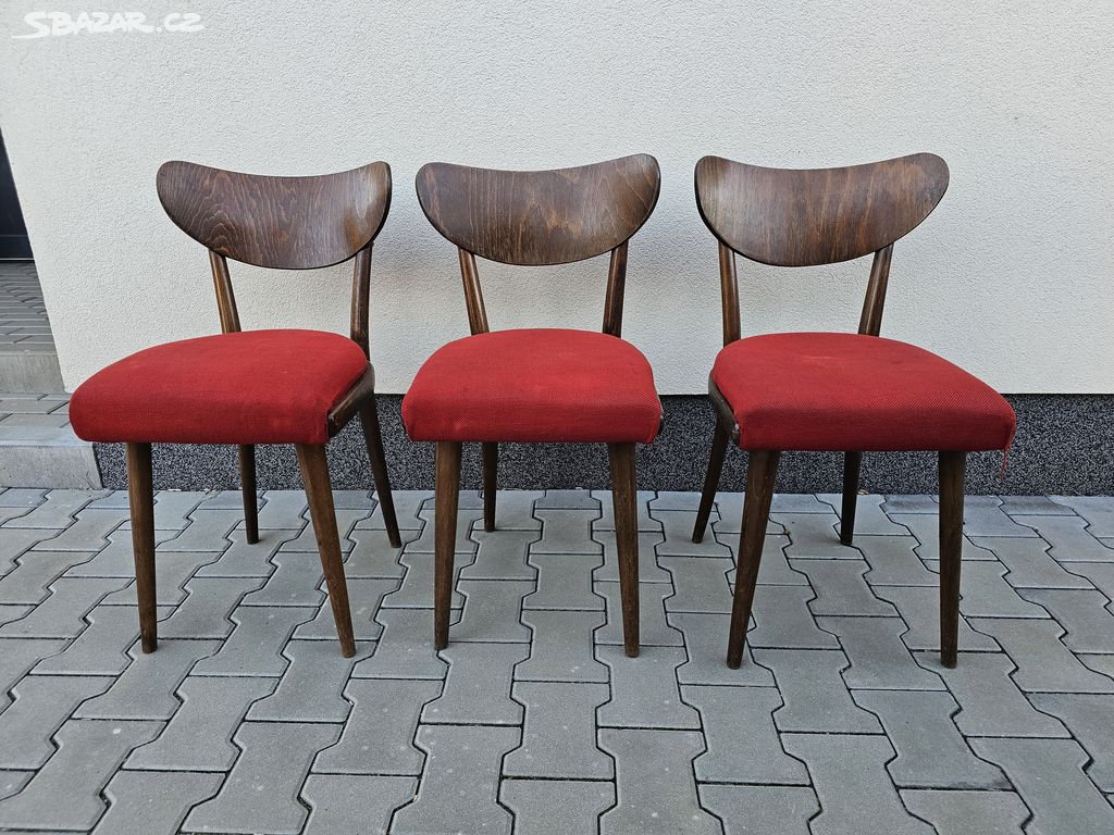 Jídelní židle THONET 2+1ks