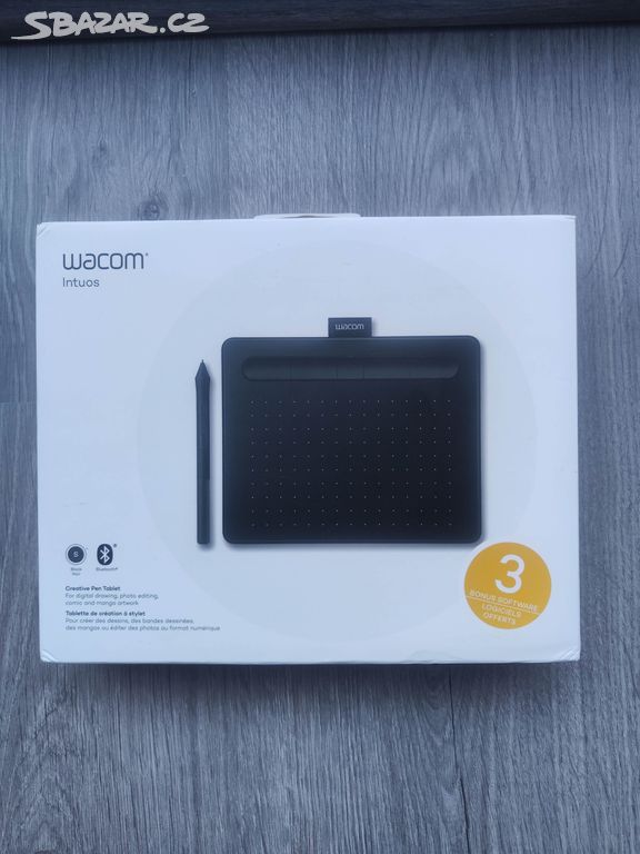 Wacom Intuos S Black, Bluetooth (nový)