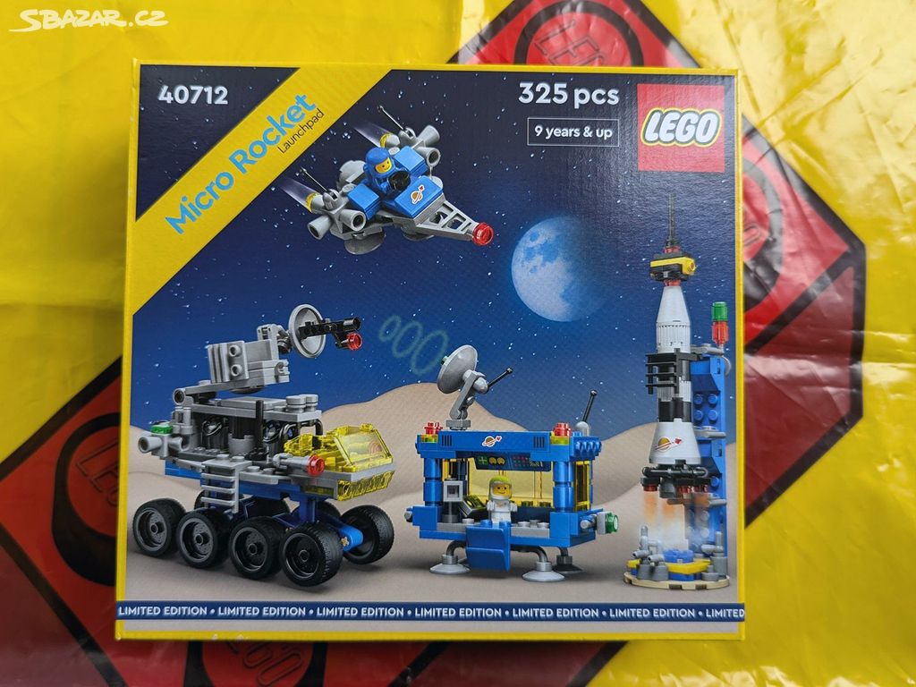 LEGO 40712 Miniaturní startovací rampa pro raketu