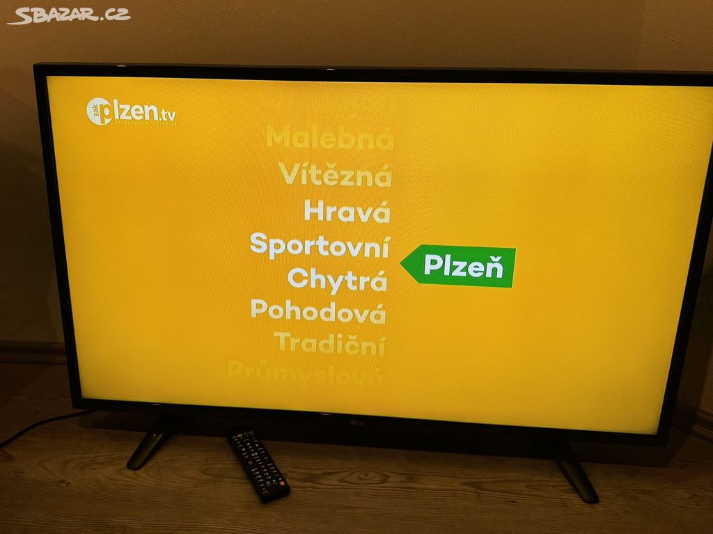 LED TV LG 108cm, 43" Základní tv bez smart