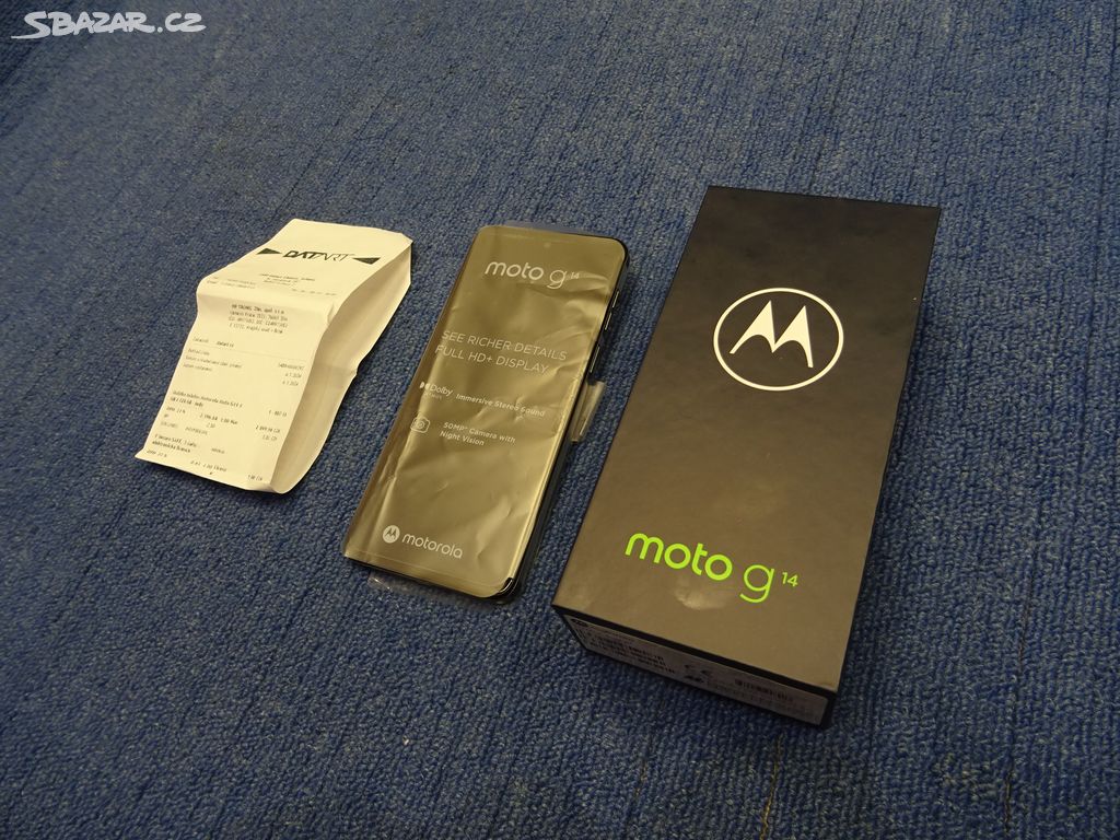 Motorola Moto G14 4/128GB 50Mpx Záruka