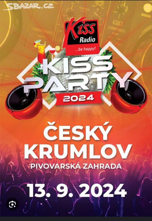 Vstupenky Kiss party live Český Krumlov 13.9. 2024