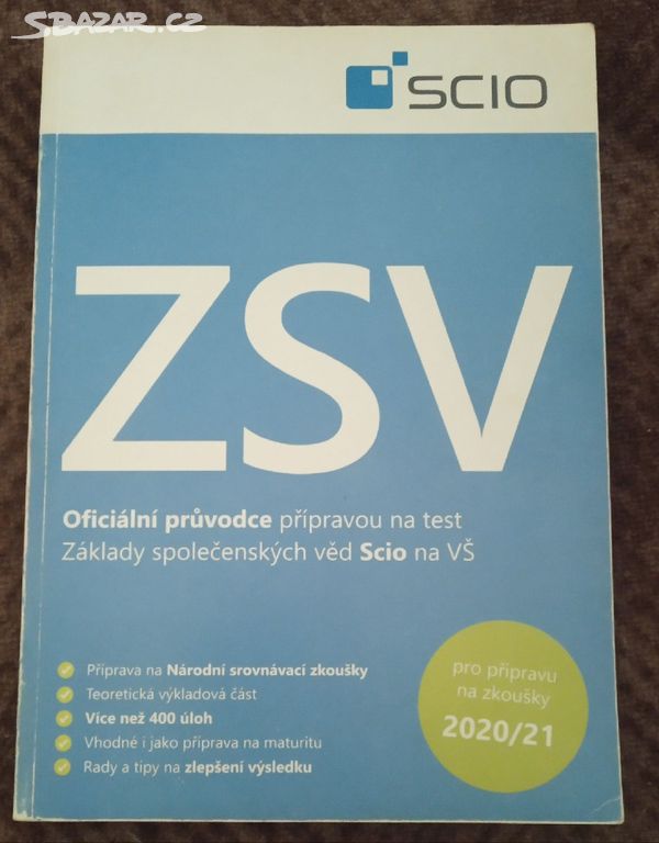 SCIO oficiální průvodce přípravou na test ZSV