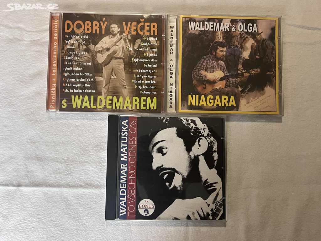 3x CD Waldemar Matuška kus 100,-