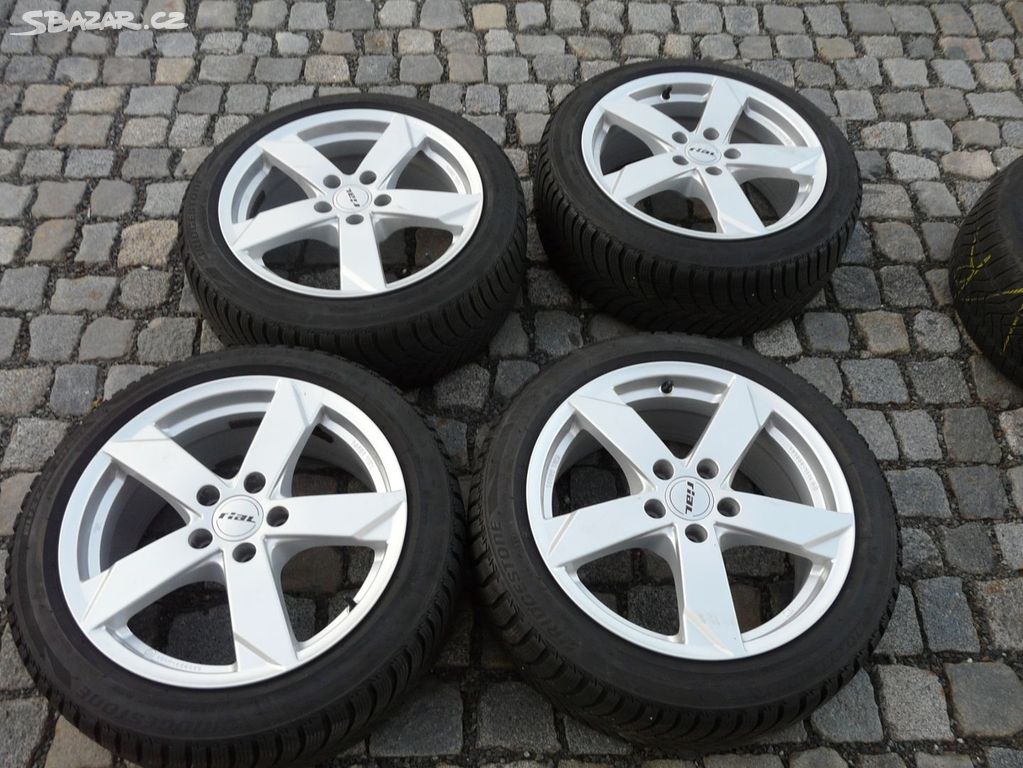 ALU KOLA + ZIMNÍ PNEU ŠKODA 17"VW SEAT 225/45R17