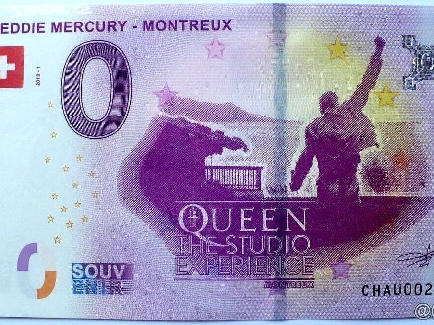 0 EURO FREDDIE MERCURY /VYPRODANÁ PRVNÍ VERZE 2018