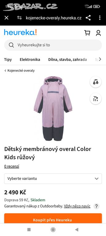 Dětská kombinéza Color Kids