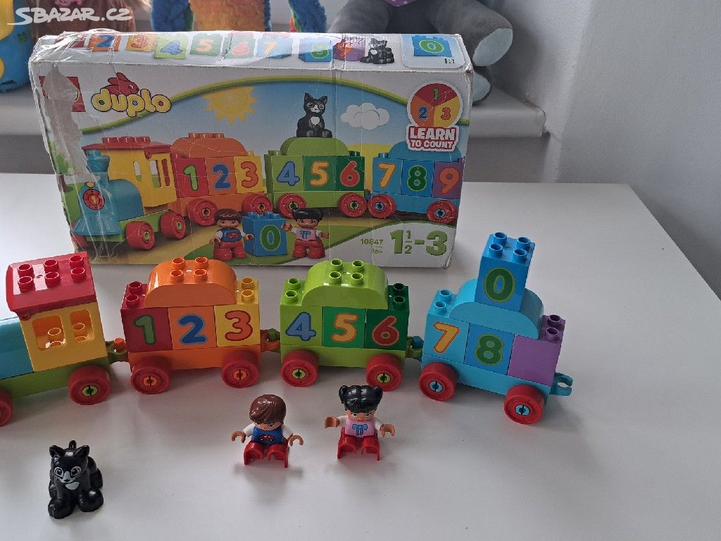 Lego duplo Vláček s čísly