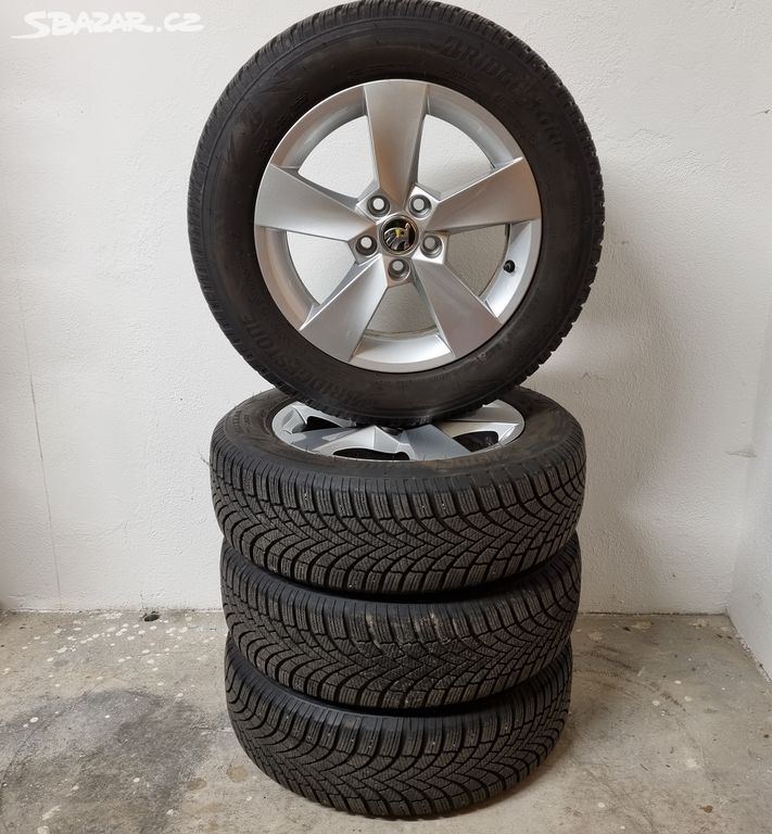 Zimní originílní Alu sada Fabia 4 185/65 R15