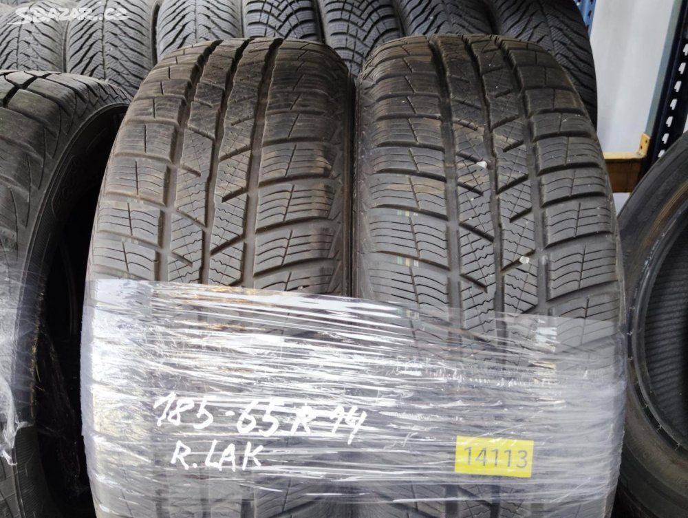 2 KS ZIMNÍ PNEUMATIKA BARUM 185/65 R14 86T - 14113