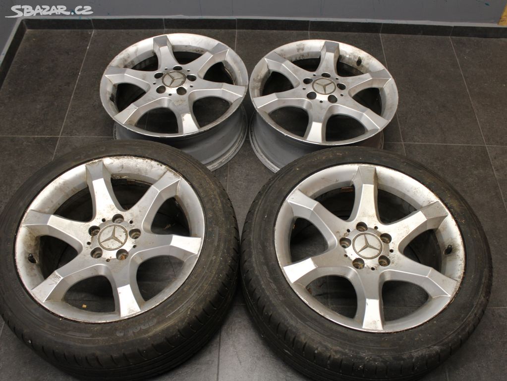 AS377 Sada alu Mercedes dvourozměr 17" 5x112