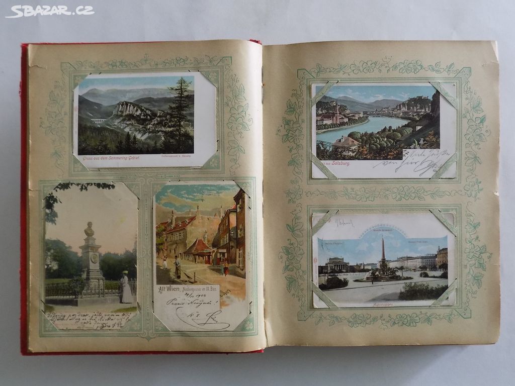 ALBUM STARÝCH POHLEDNIC 1896 - 1905,MÍSTOPIS