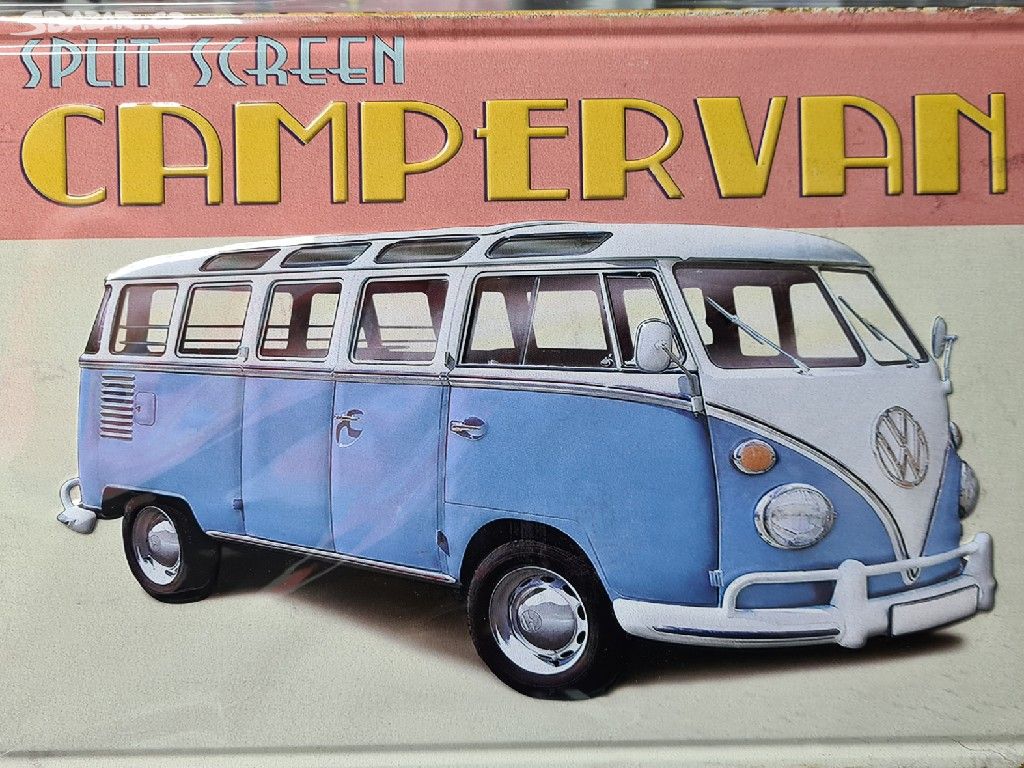 Plechová cedule CAMPERVAN