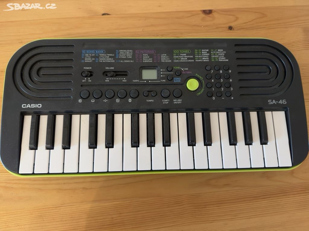 Dětské piano Casio SA 51 + electric charging