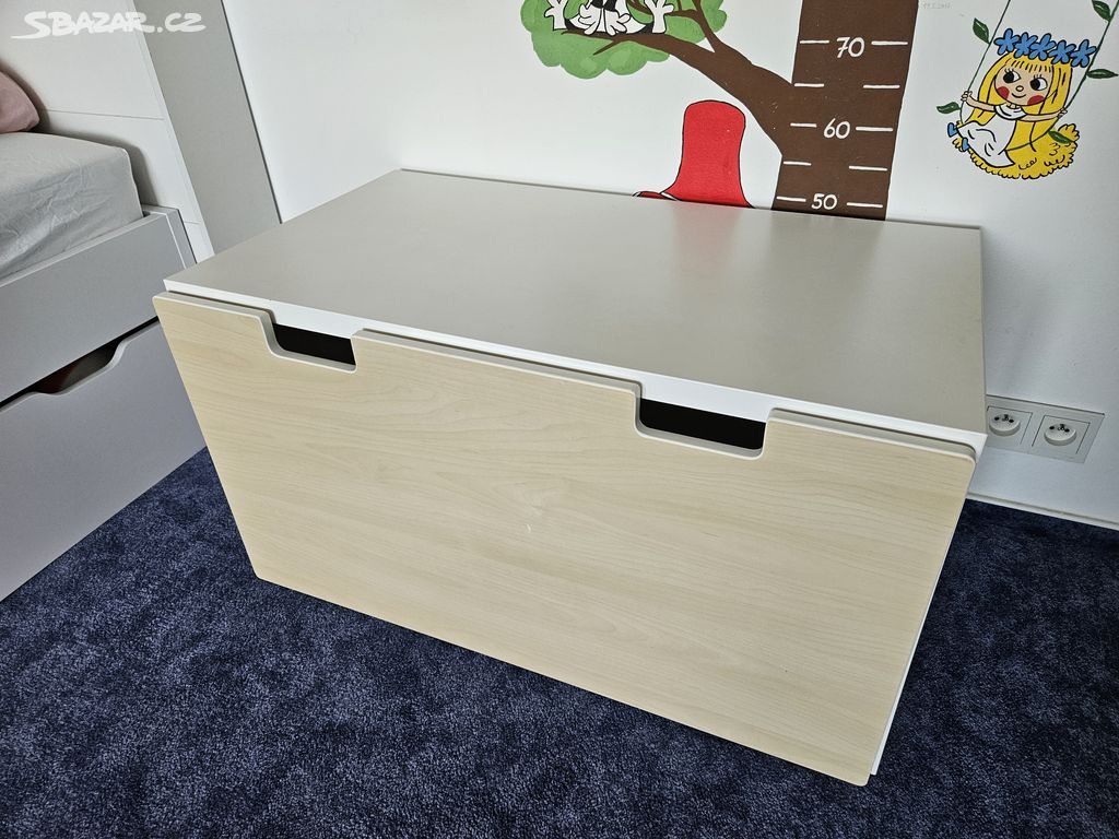 Úložný kontejner na kolečkách s lavicí IKEA