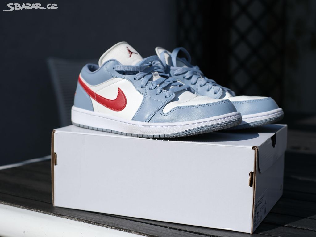 Air Jordan 1 Low "Sail Dune Red" EUR 43 / 28 cm