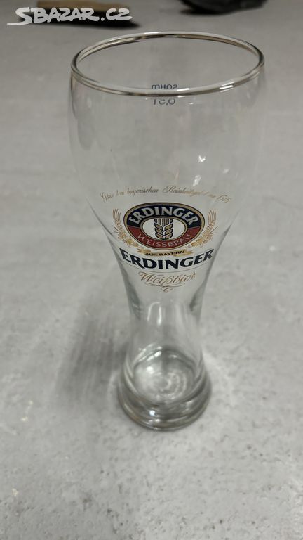 Sklenice na pšeničné pivo Erdinger 0,5l