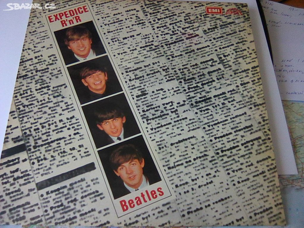 Prodám starou LP desku Beatles Expedice RnR