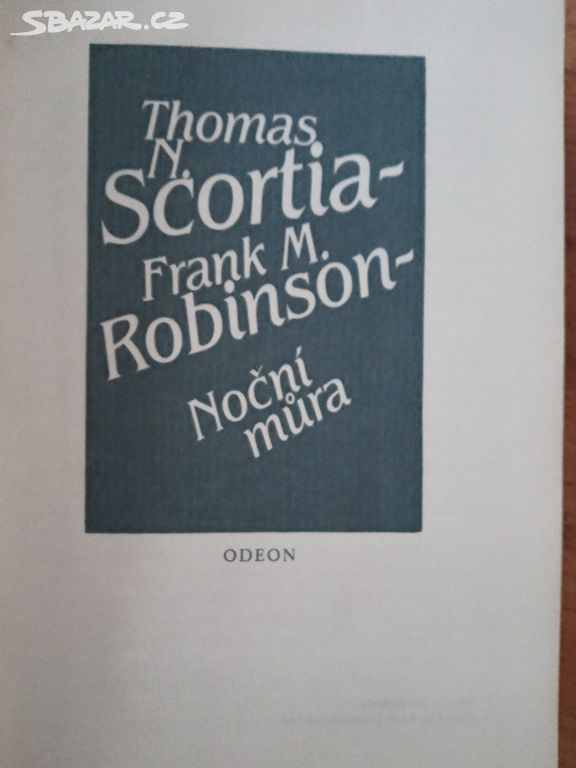 Kniha Noční můra - T.Scortia,F.Robinson