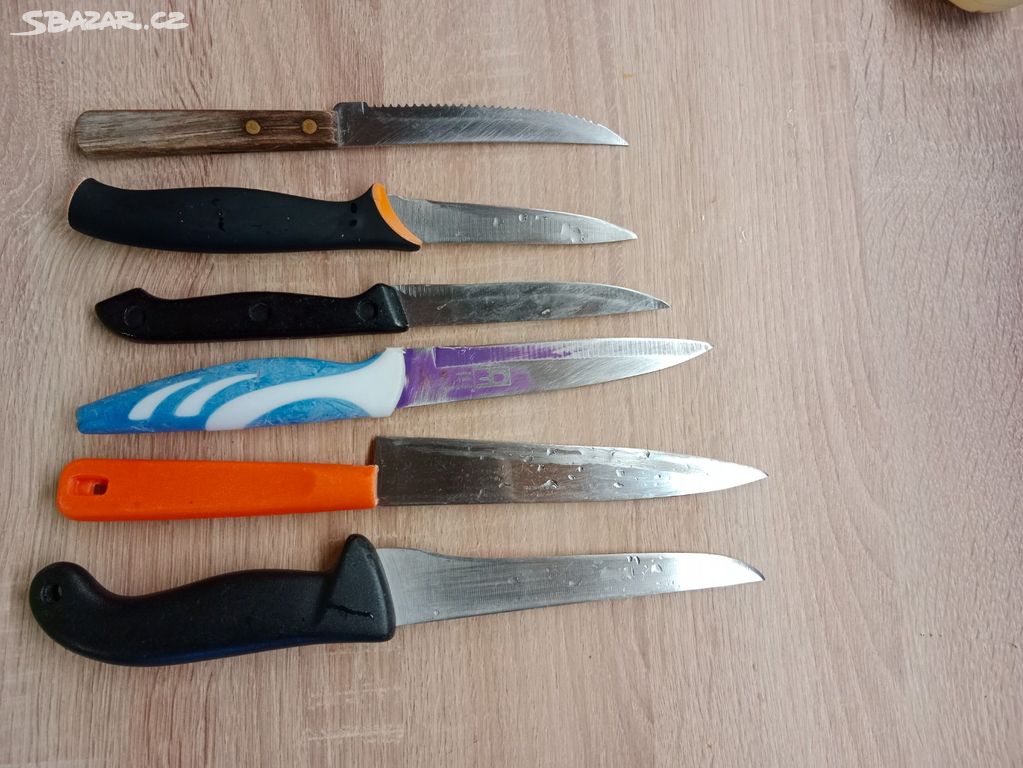 Nože kuchyňské nabroušené od nožíře jen za 15Kč/ks